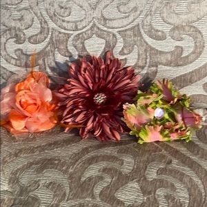 Vintage Flower Brooches & Wrist Corsage